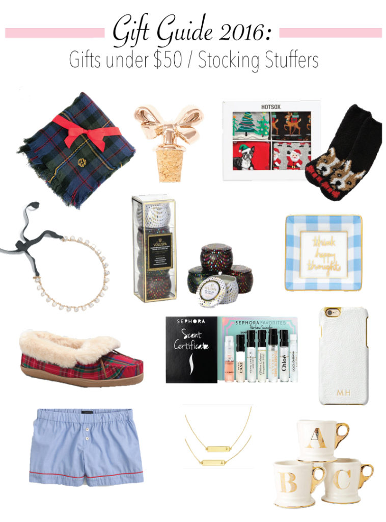 Gift Guide 2016: Gifts under $50 / Stocking Stuffers